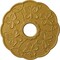 Ekena Millwork Terrones Butterfly Medallion (Canopies up to 3 7/8"), 17 7/8"OD x 3 7/8"ID x 1"P, Iridescent Gold CM17TSIGS - alternate 1